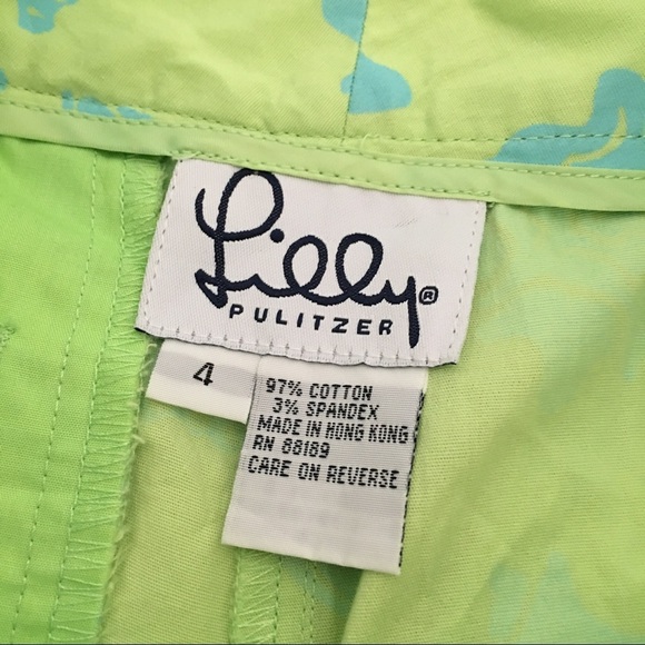 Lilly Pulitzer Sea Shells Crop Pants size 4 - Picture 5 of 6